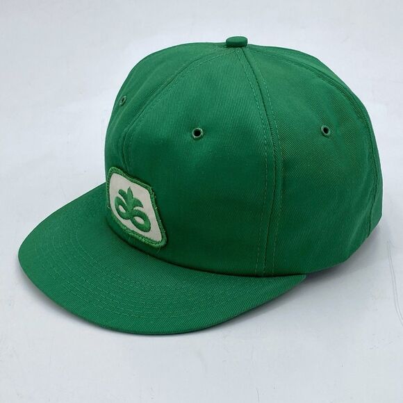 Vintage K-Brand Pioneer Seed Logo Snapback Trucker Hat Green USA Made (H23) - Picture 4 of 10